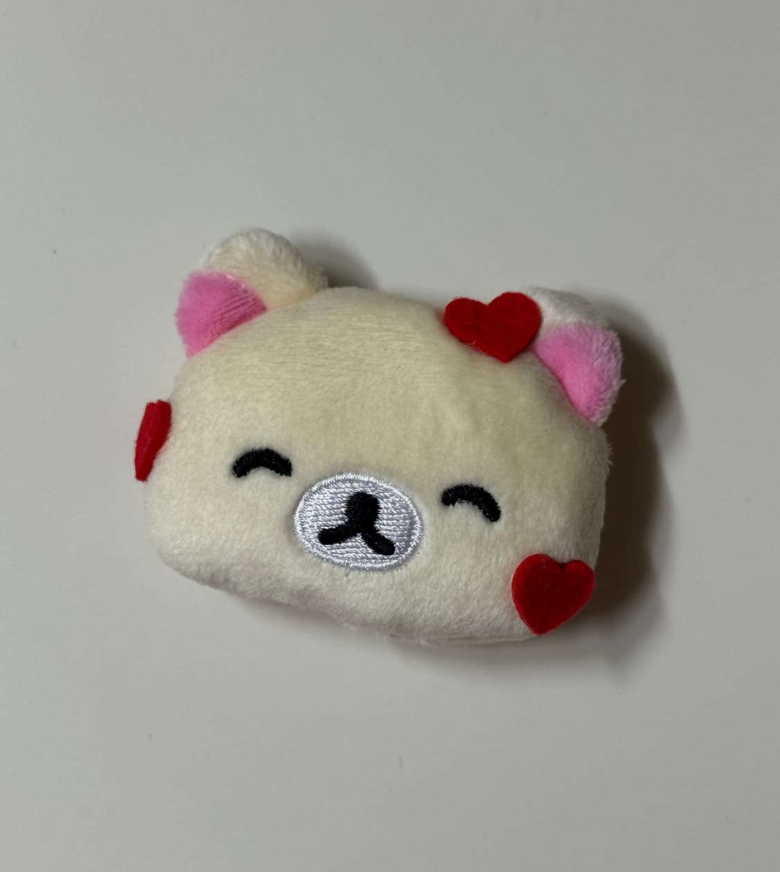 코리락쿠마 하트 이모지 얼굴 페이스 표정 인형 뱃지 상품이미지1