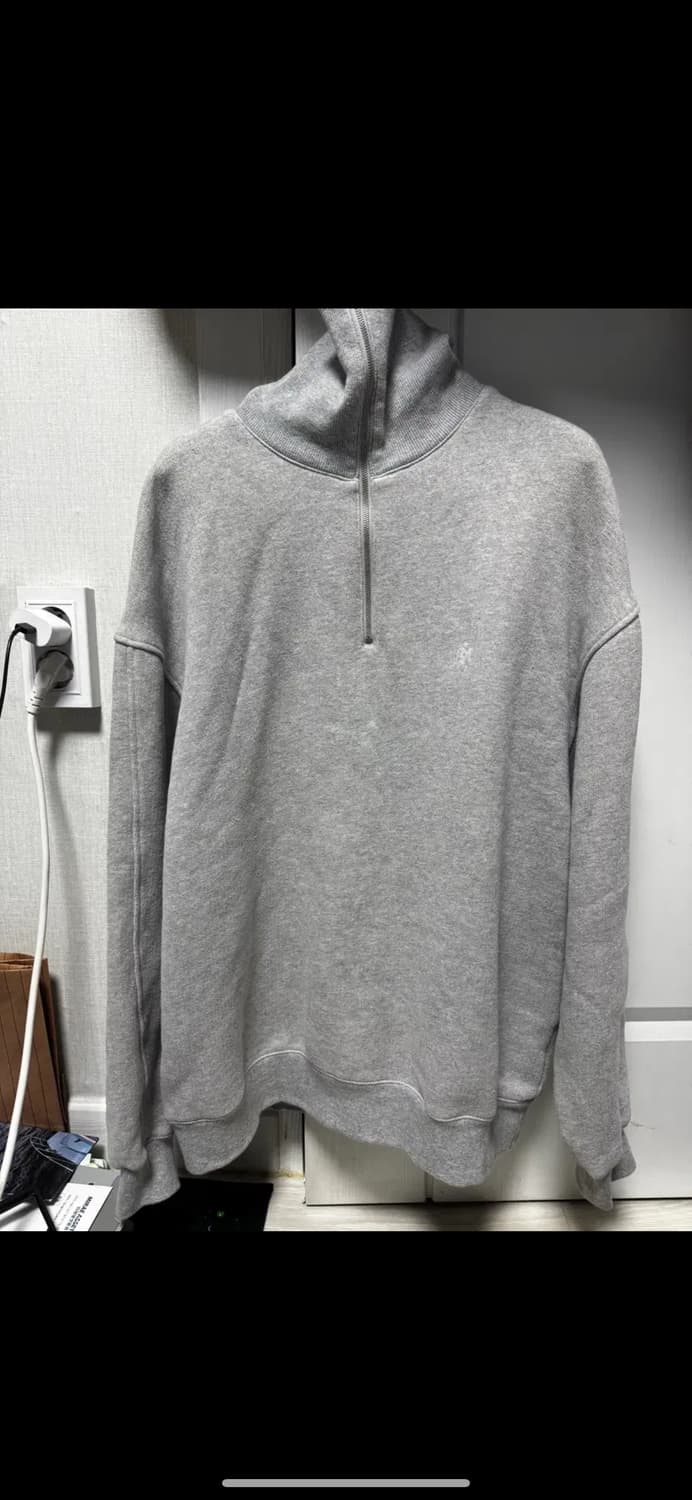 무료배송) 인사일런스 엠브로이더리 하프 집업 s size 상품이미지1