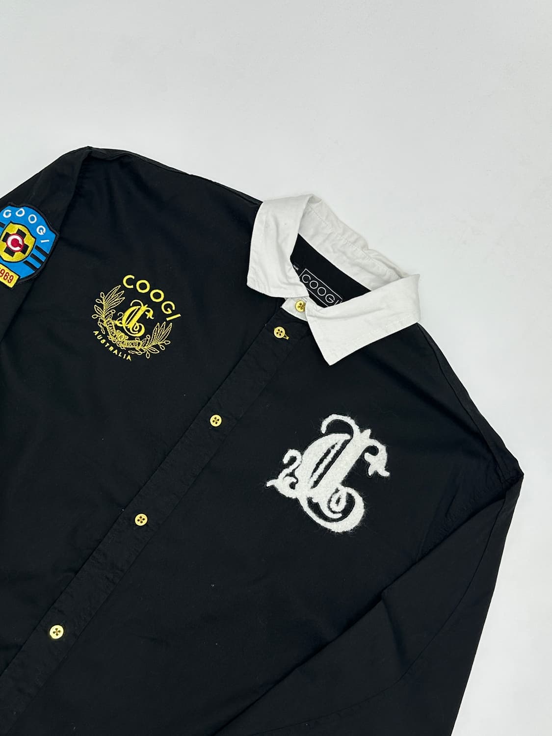 Coogi 쿠지 자수 로고 디테일 셔츠 XL  상품이미지2