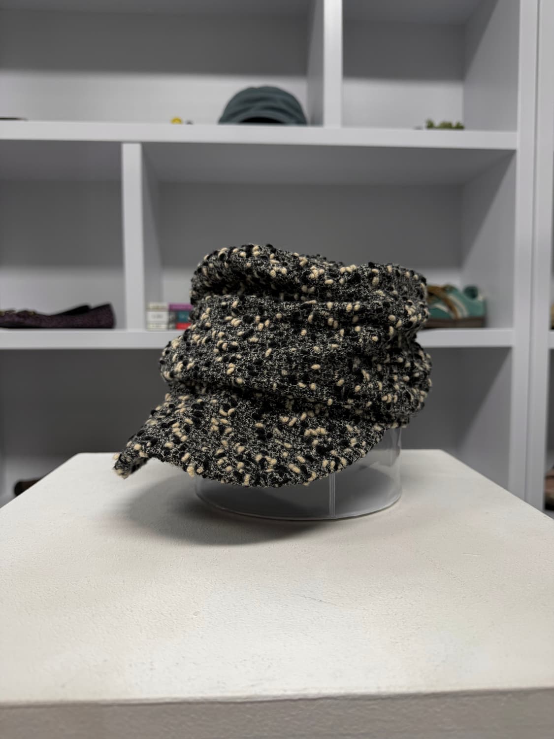 ca4la 트위드 캡 상품이미지1