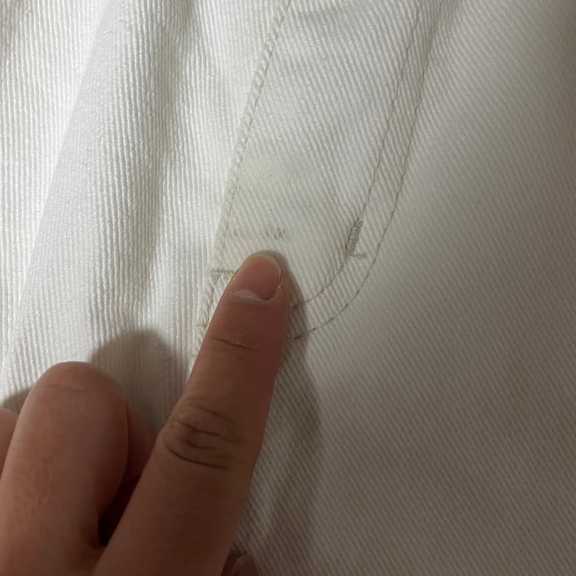 5부 화이트 버뮤다 팬츠 상품이미지2