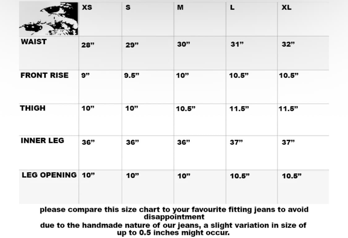 Witnessvalley flaired oil spill denim 상품이미지3