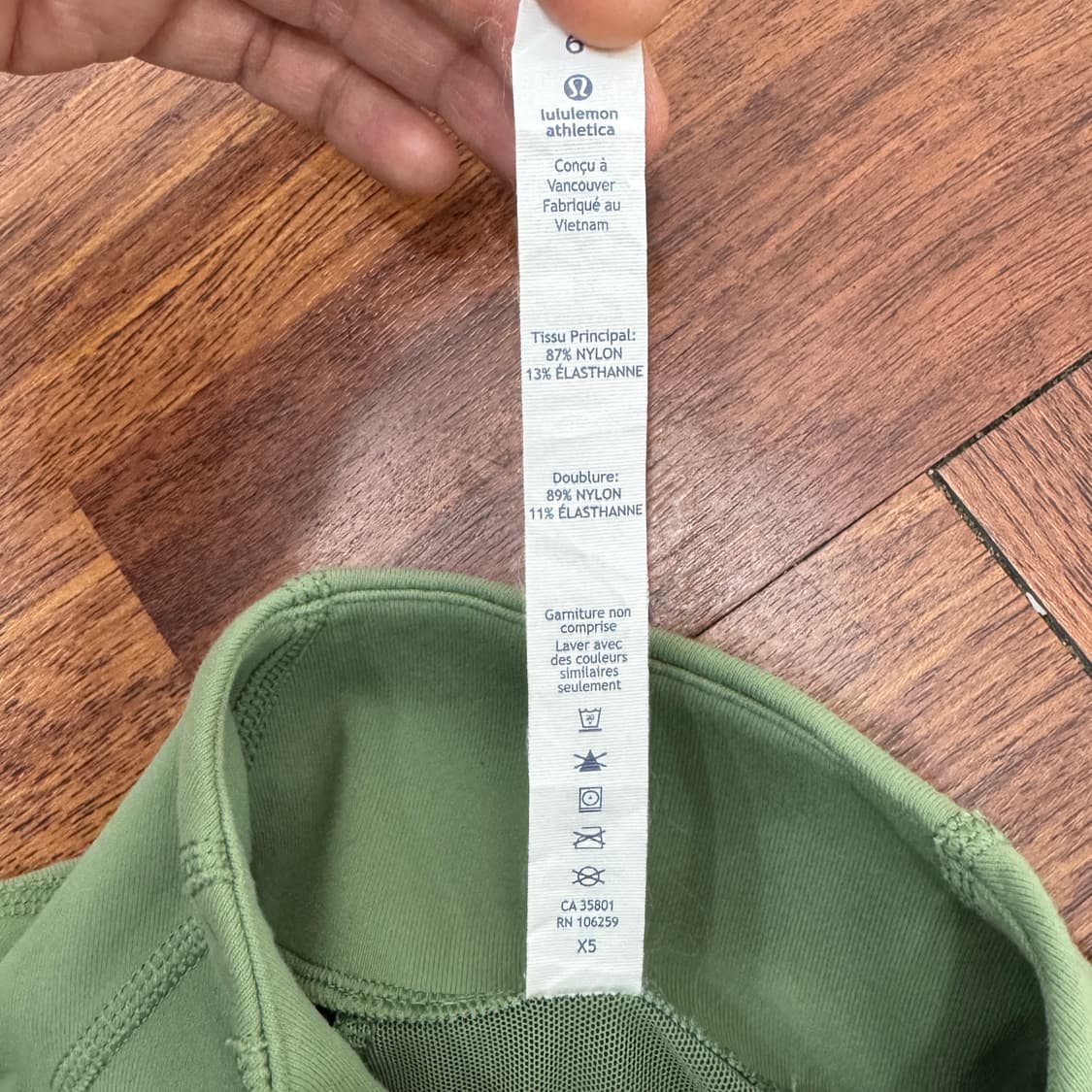 여성용 6 룰루레몬 디파인 그린 집업  상품이미지9