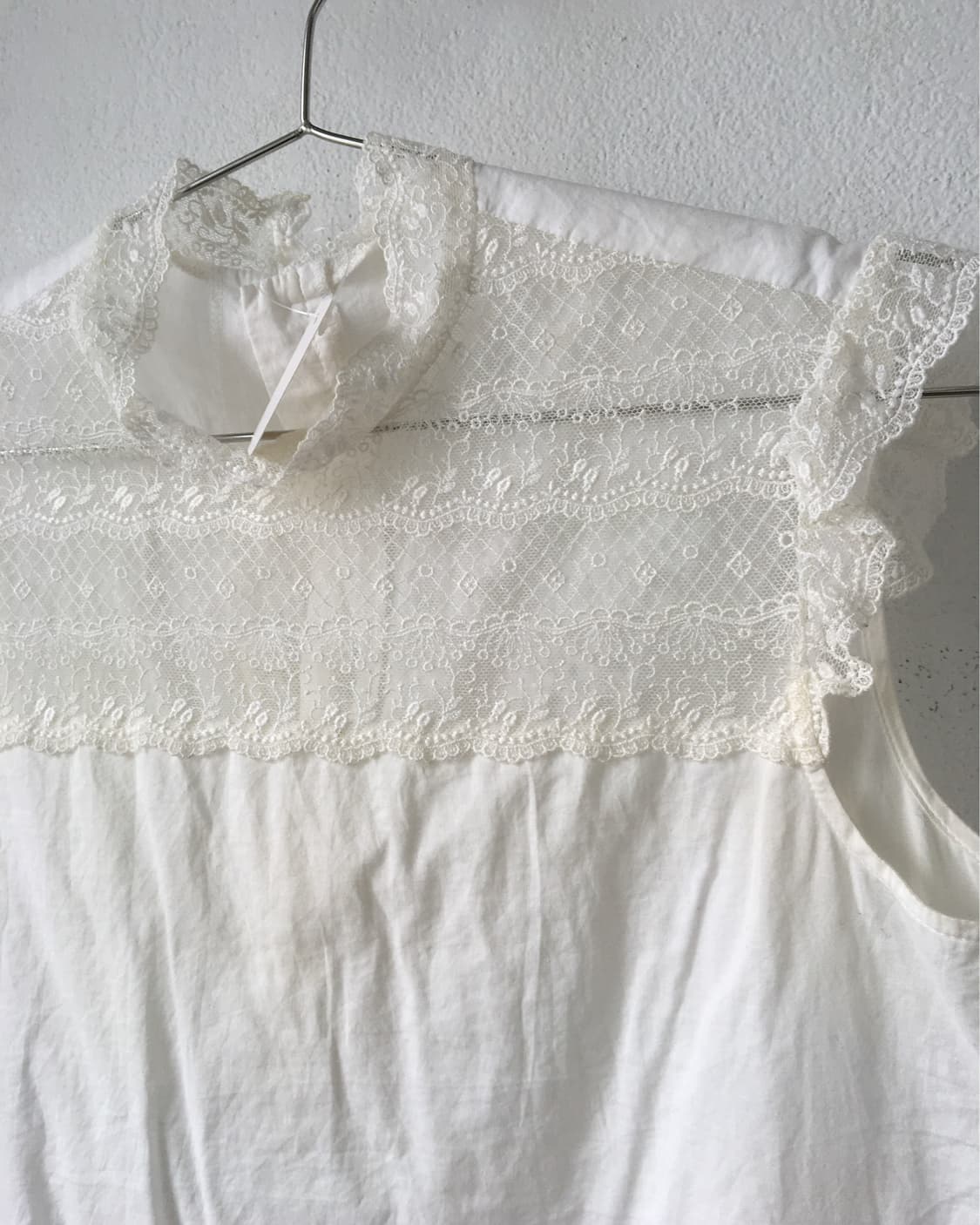 Lace high neck sleeveless 상품이미지4