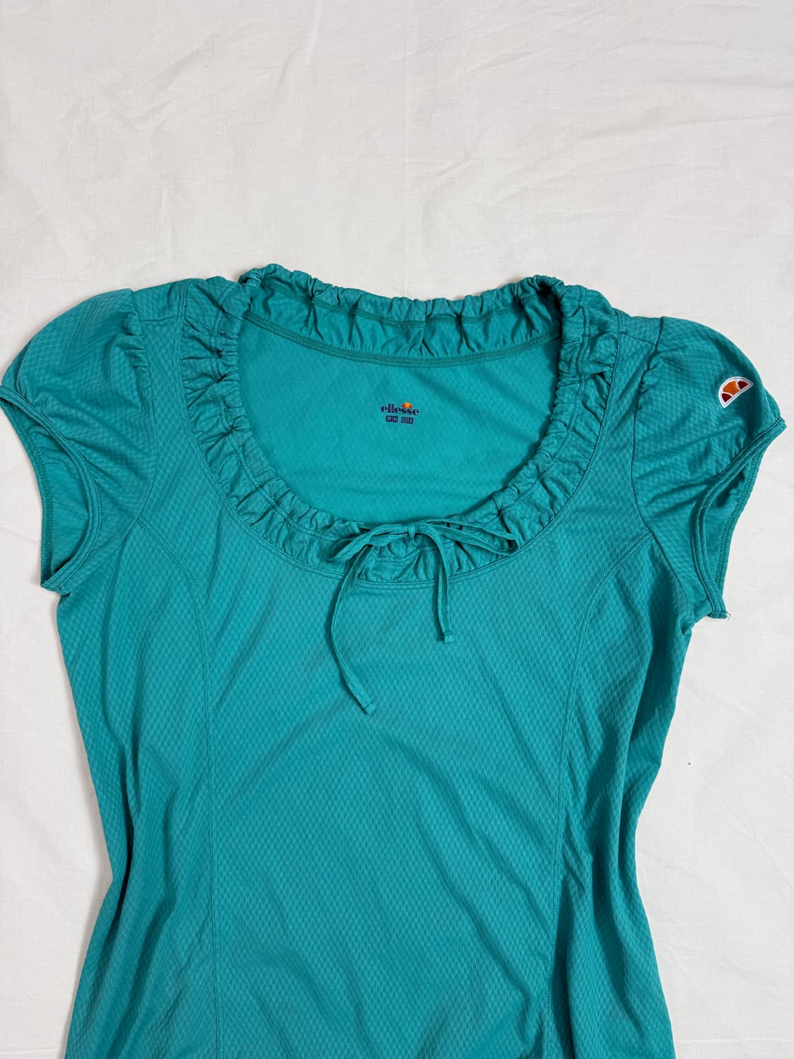 빈티지 ellesse 에메랄드 그린 반팔 티 상품이미지4