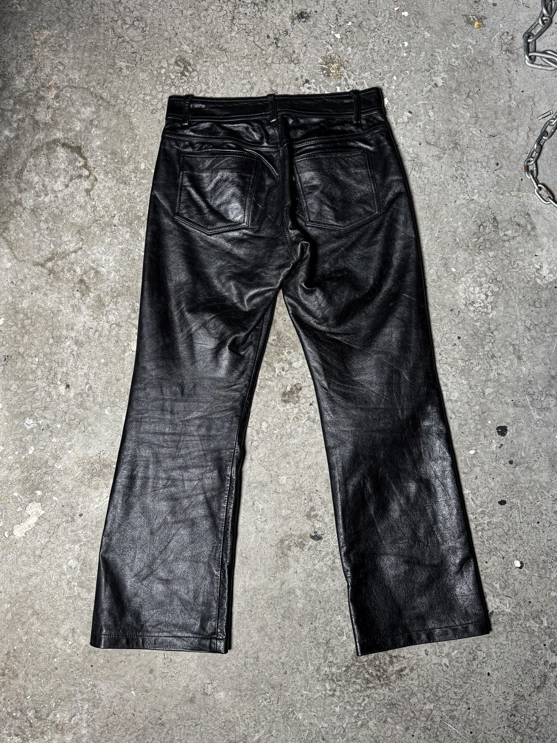 AVIREX – Black Leather Pants  상품이미지9