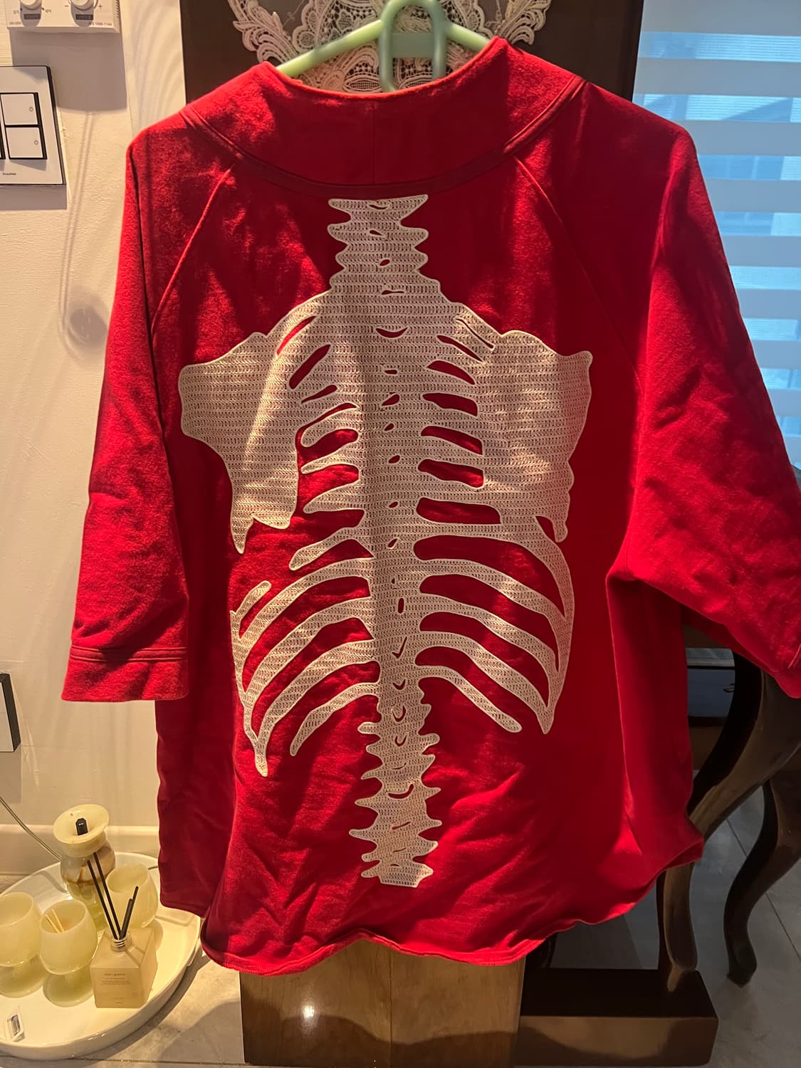 캐피탈 본 베이스볼 셔츠 4 사이즈 레드 상품이미지2