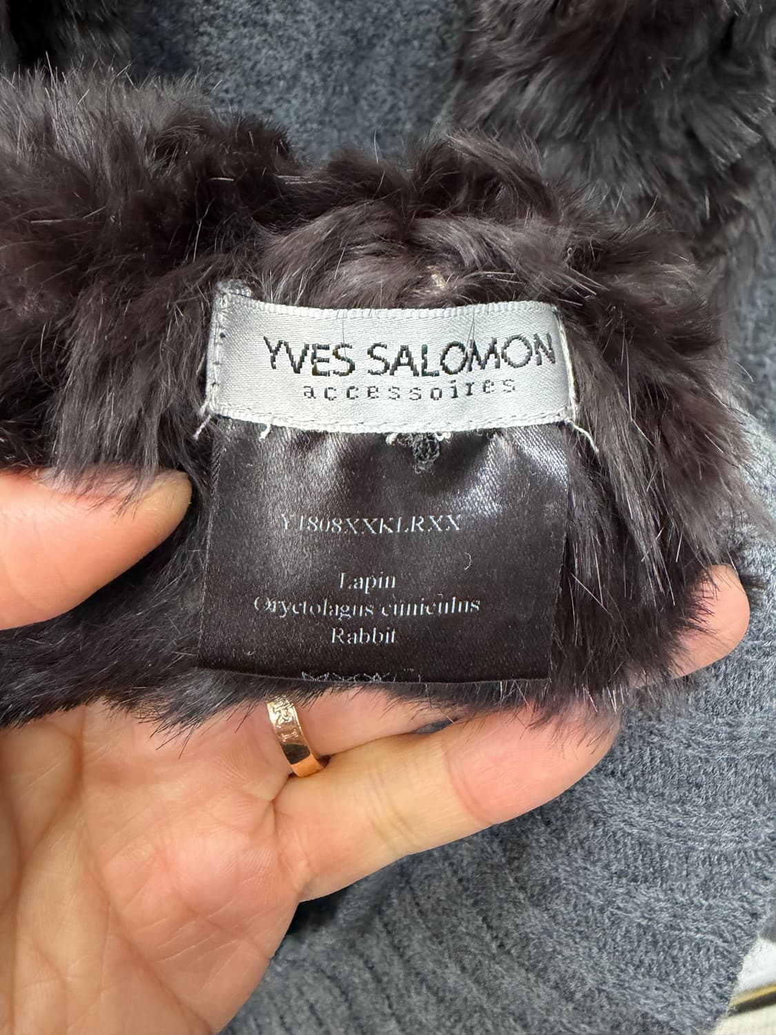 정품) 이브살로몬 여성 넥 워머 스카프 가디건  상품이미지6