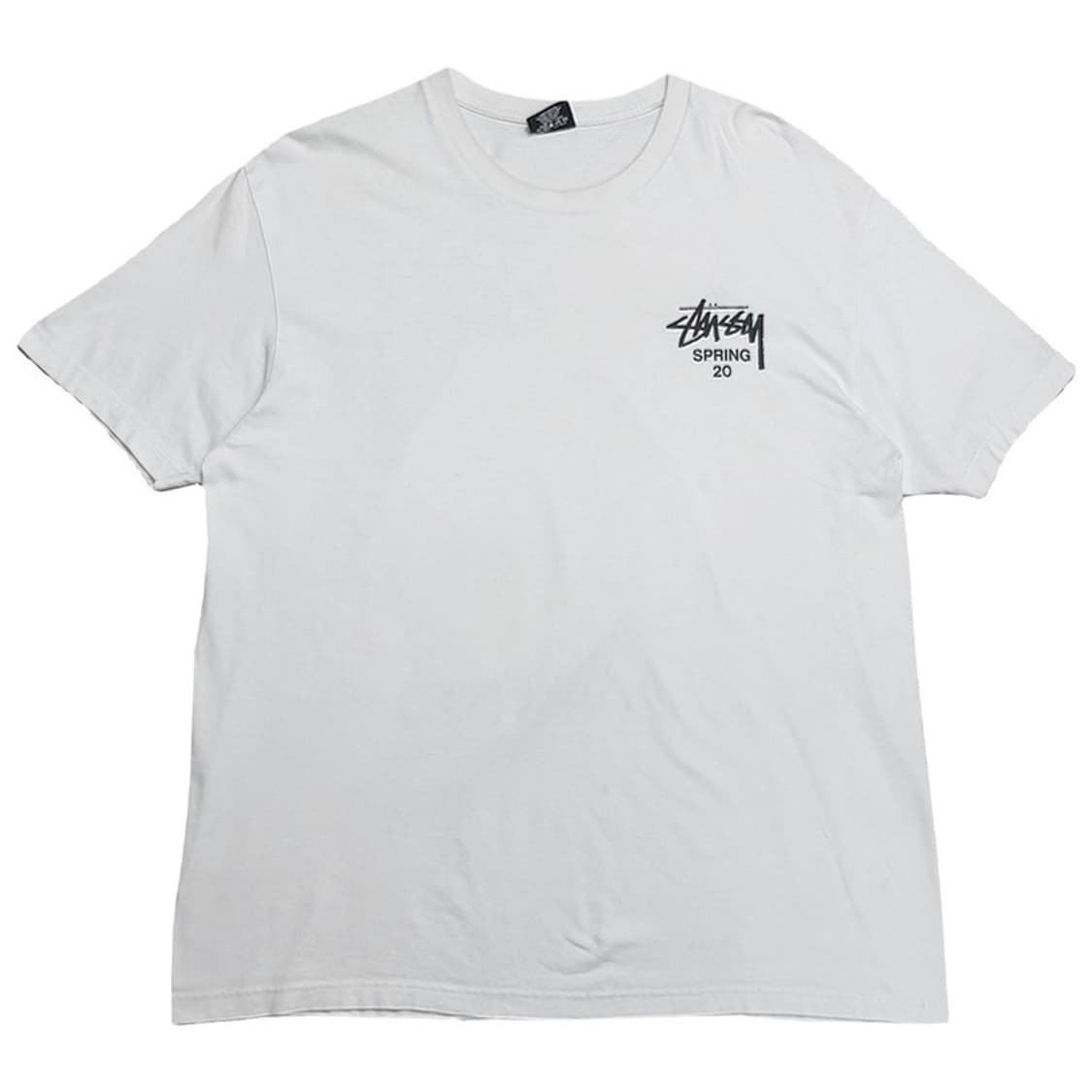 STUSSY spring 20 반팔티 화이트 XL 상품이미지1