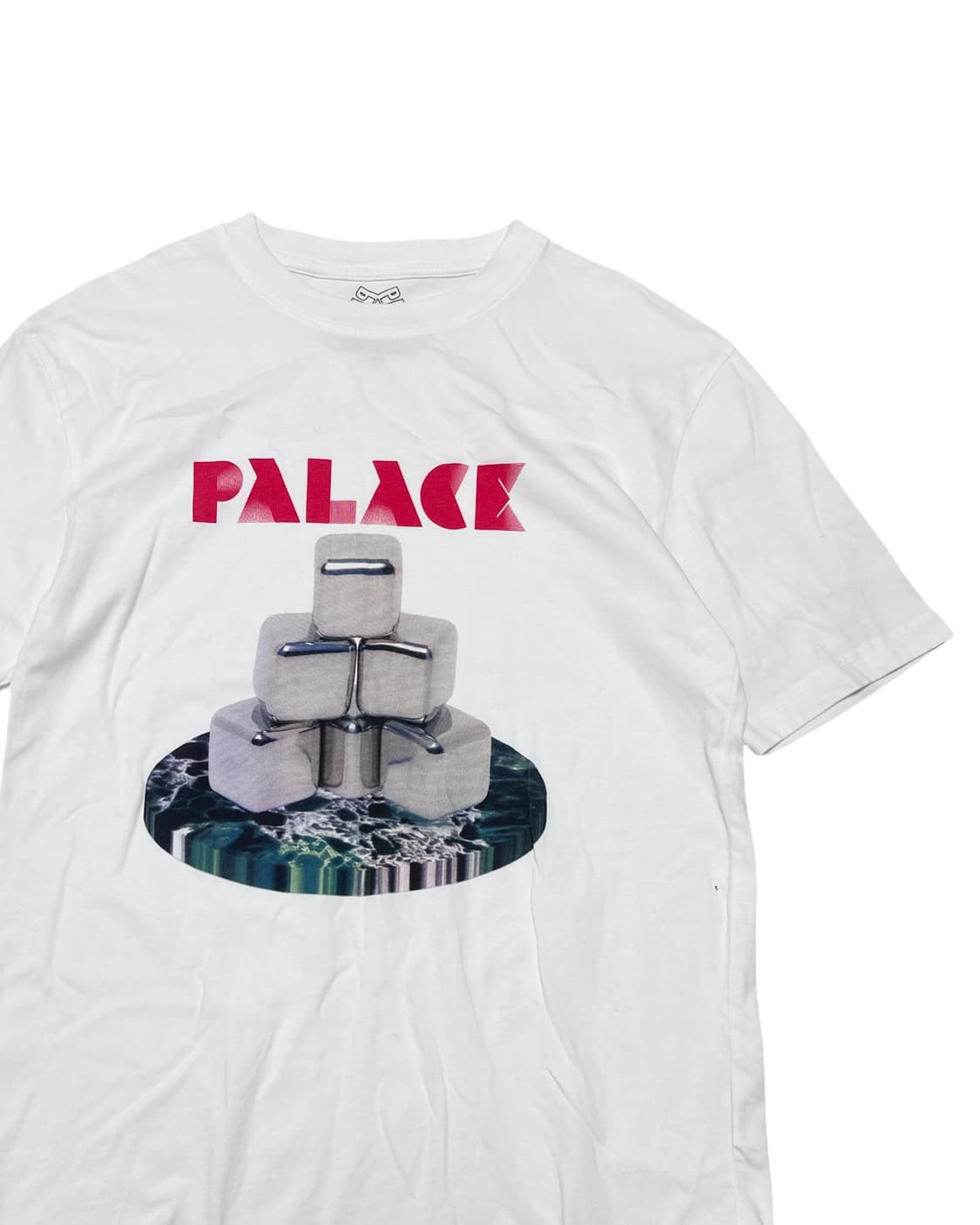 PALACE 팔라스 큐브 흰색 반팔티 상품이미지2