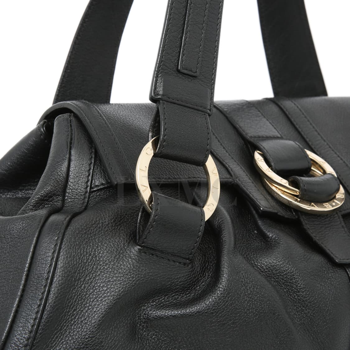 불가리 찬드라 비제로 블랙 토트 빈티지 보스턴 상품이미지7