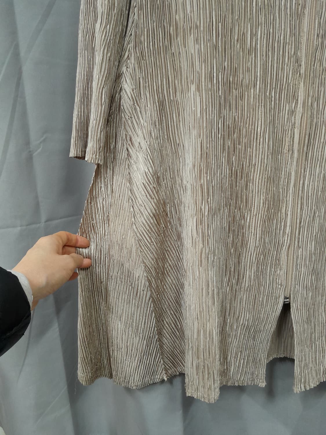 주름 플리츠 가디건  상품이미지10