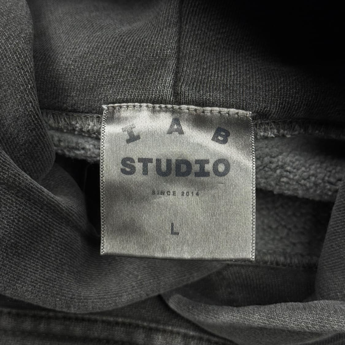 (L) 아이앱 스튜디오 피그먼트다잉 후드티  상품이미지6