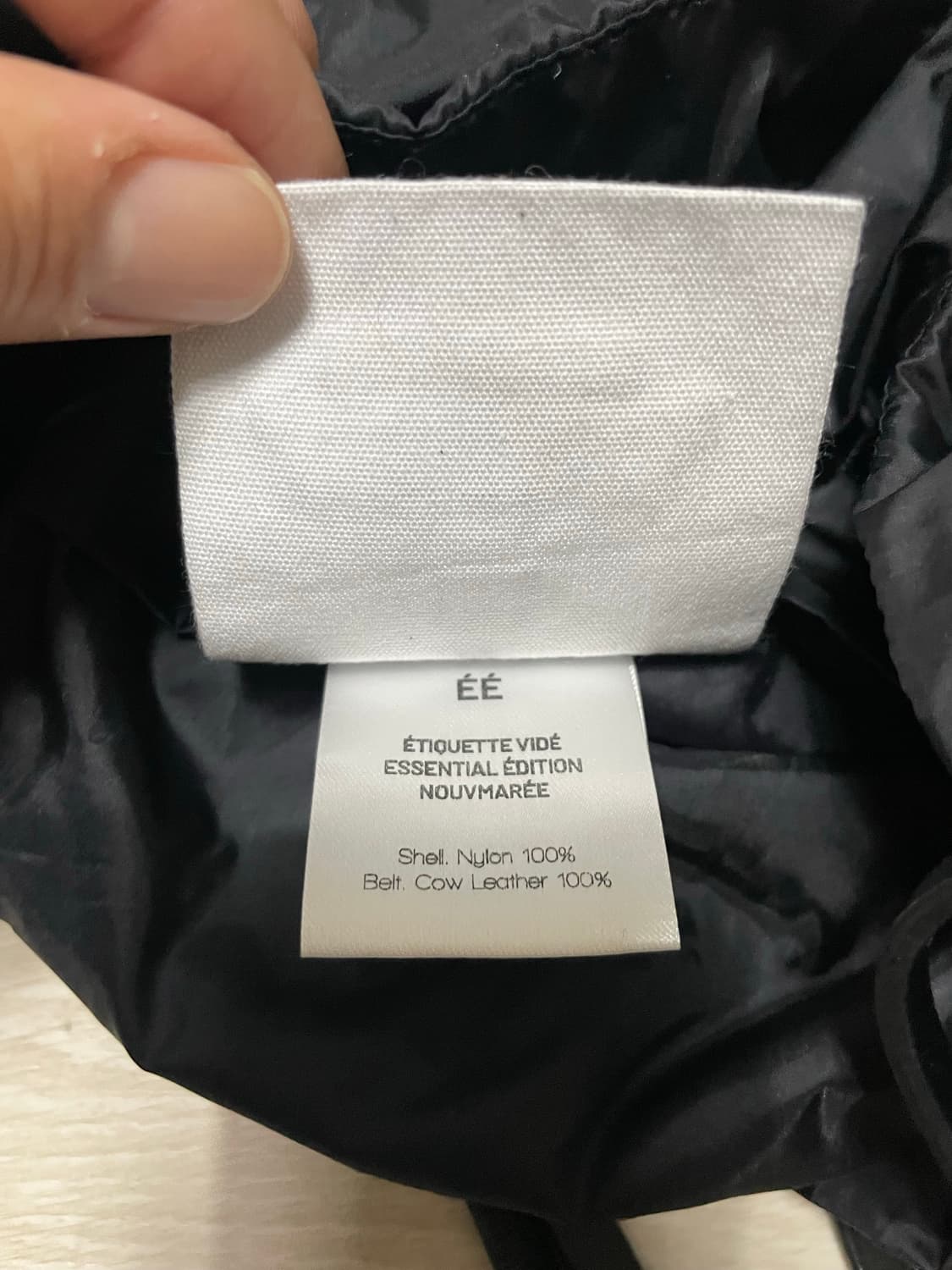 EE 누마레 레더벨트 나일론백 블랙 급처 상품이미지3