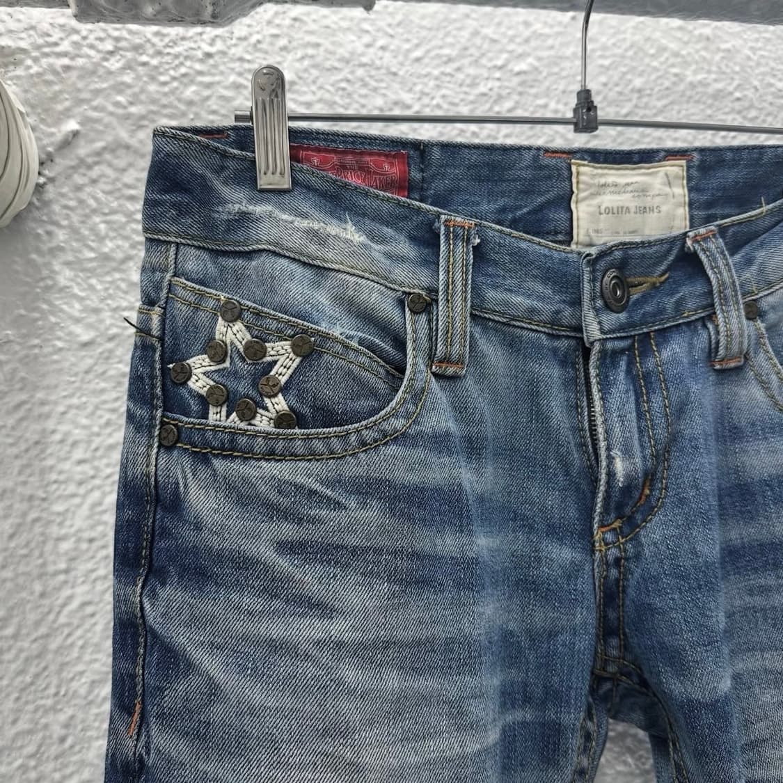 Lolita star detail washing jeans 상품이미지4