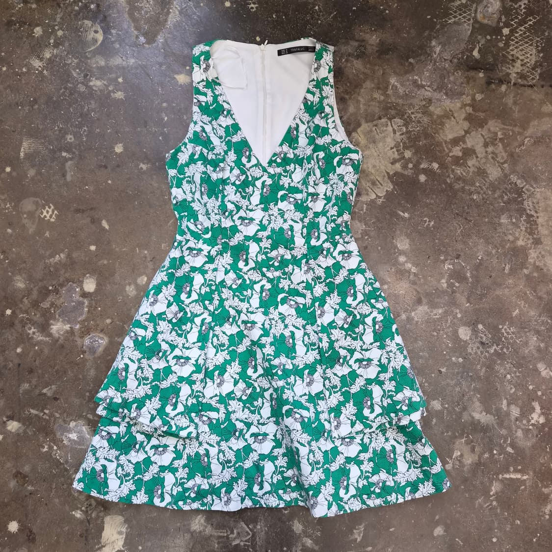 M) ZARA 자라 플라워 나염 원피스 상품이미지1