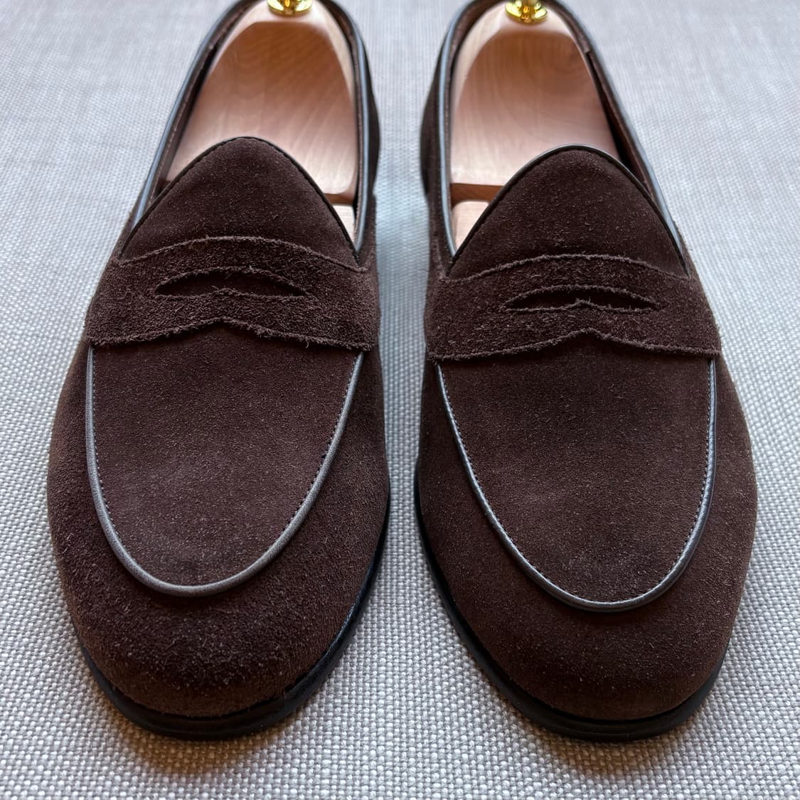 [260] BERWICK 4952 스웨이드 풀스트랩 페니 로퍼 상품이미지2