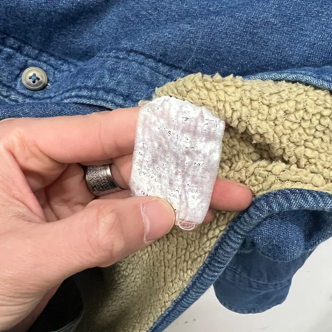 랭글러 쉐르파 데님 셔츠 자켓 XL 상품이미지4