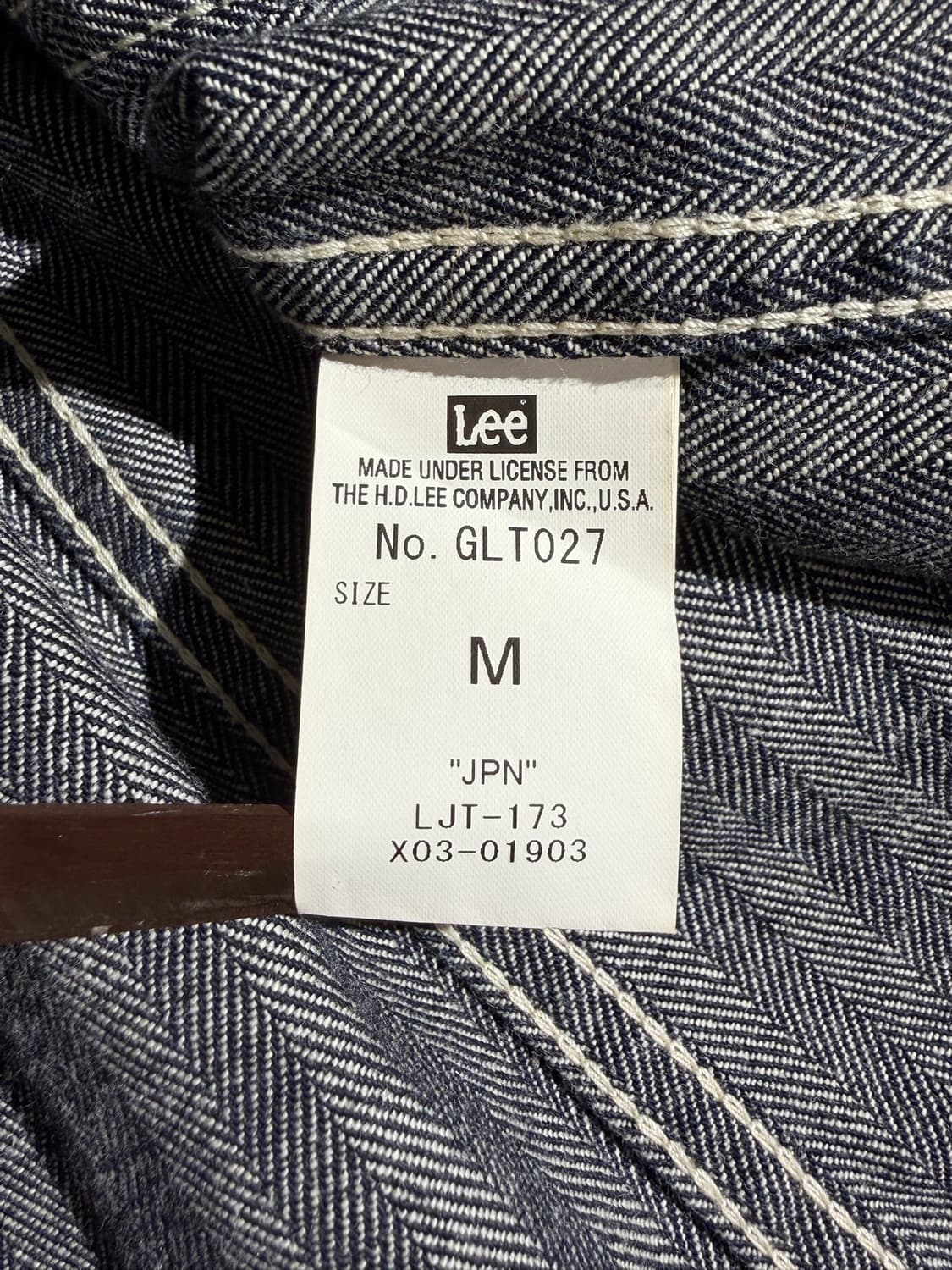 LEE SANFORIZED 데님 커버올 자켓 상품이미지7