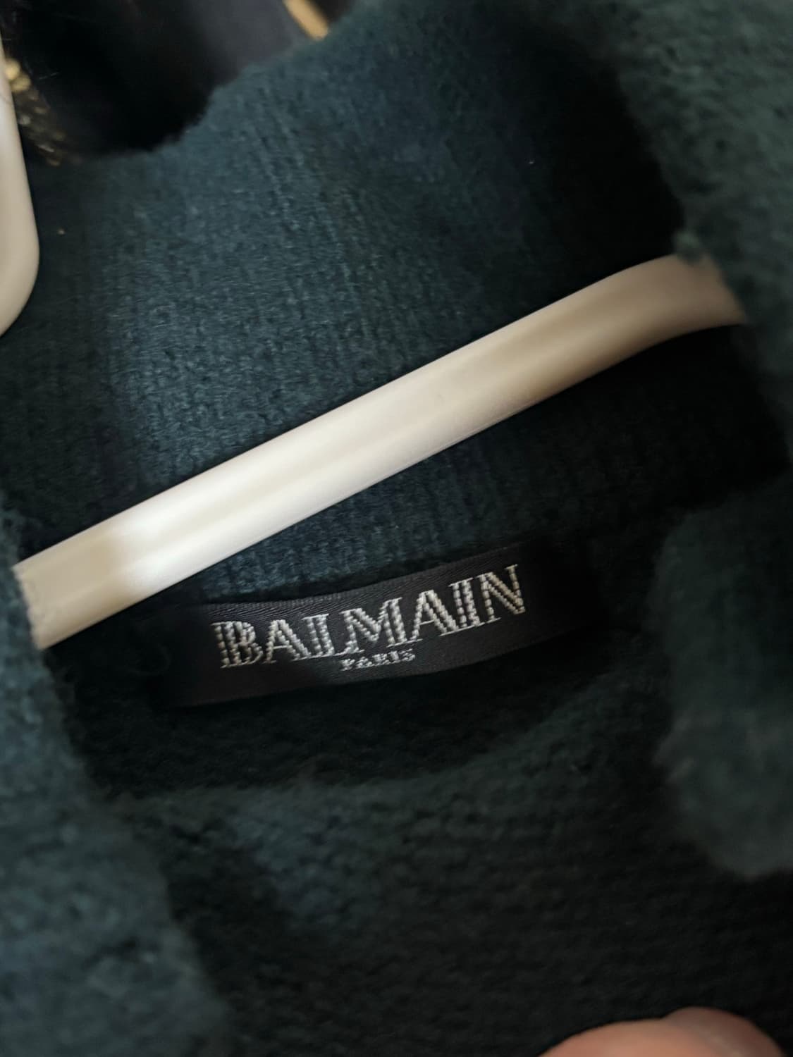 발망 사선 버튼 니트 그린 m 상품이미지3