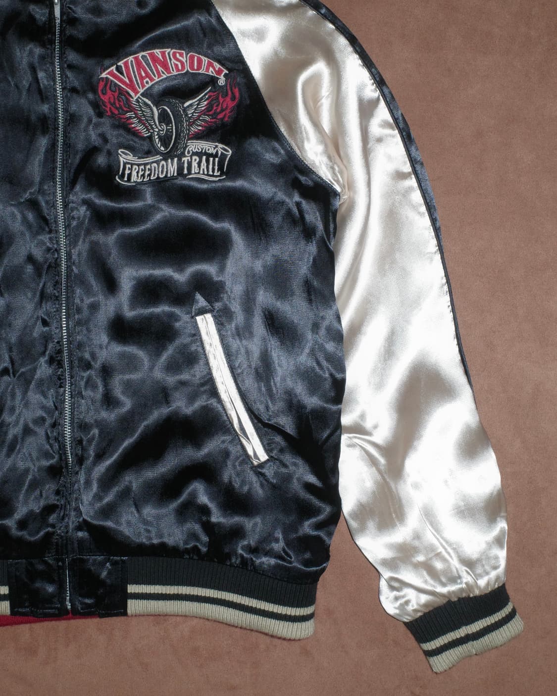 밴슨 레더 모터사이클 스카잔 상품이미지3