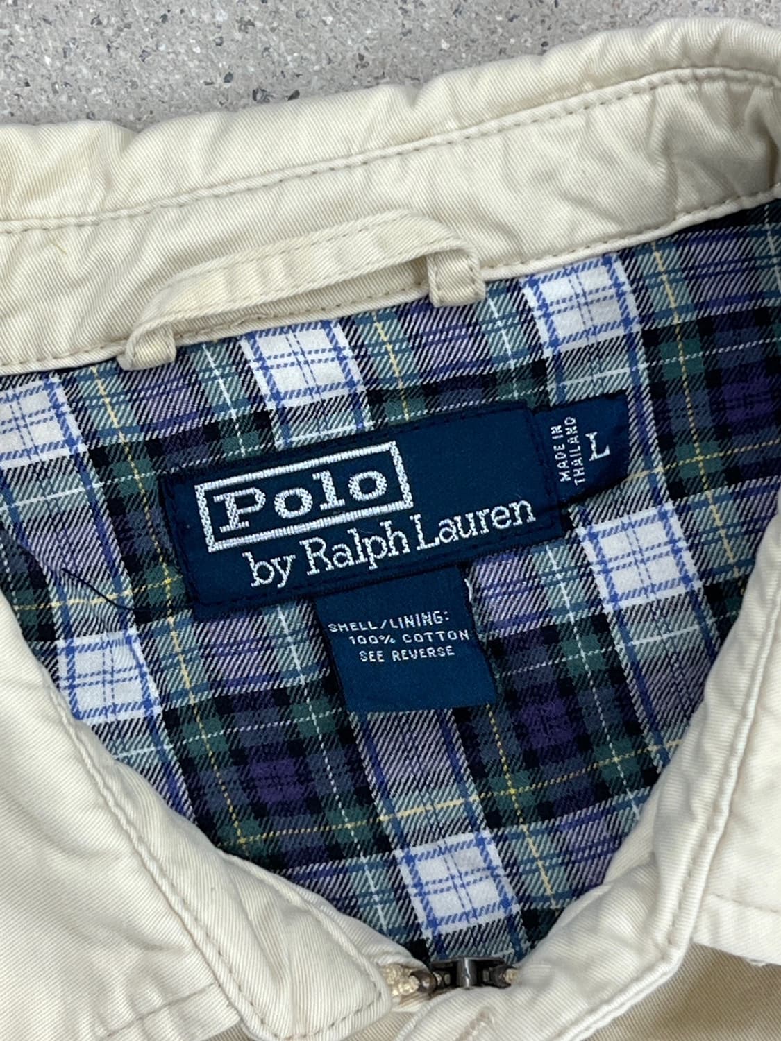 폴로 랄프로렌 체크라이닝 해링턴 자켓  상품이미지7