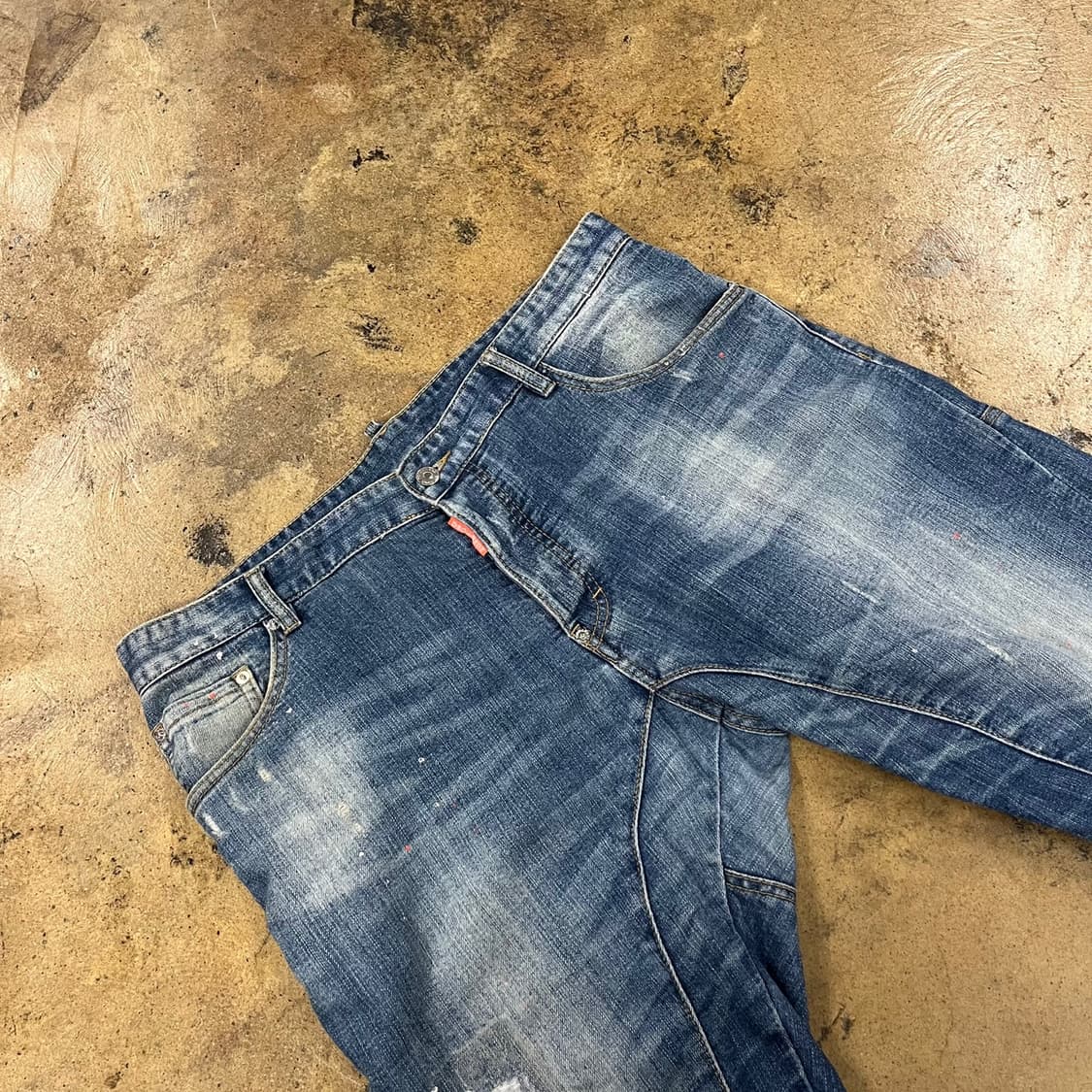 [정품/54] 디스퀘어드2 워싱 데님 청바지 b19 상품이미지1