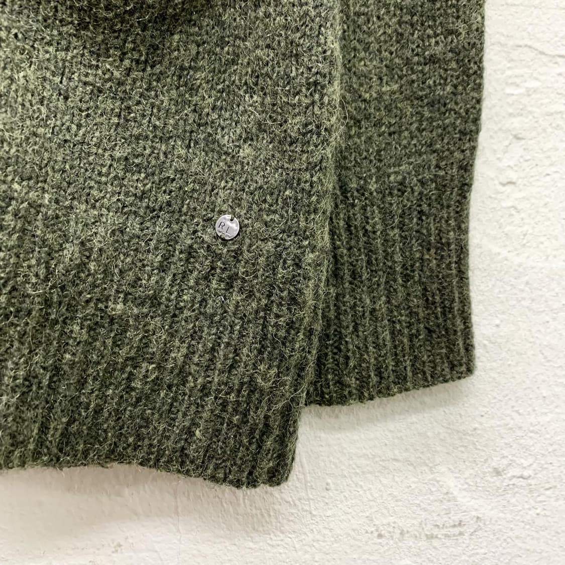 데님앤서플라이 그린 울혼방 니트 가디건  상품이미지4