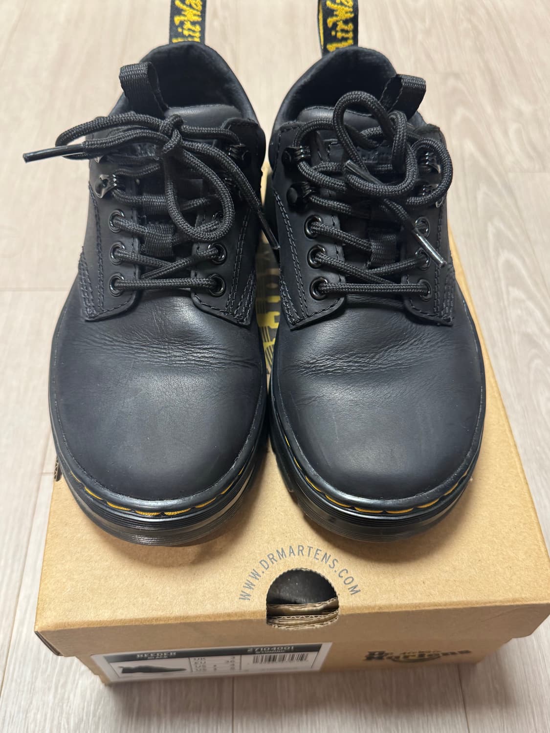 닥터마틴 리더 와이오밍 블랙 UK3 사이즈 220 상품이미지2