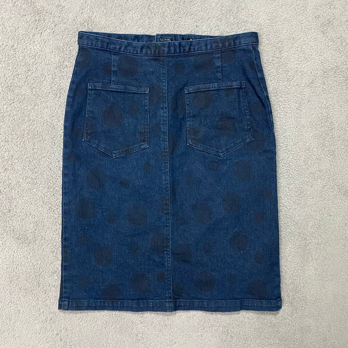 Mountain Song 도트 나염 데님 스커트 상품이미지2