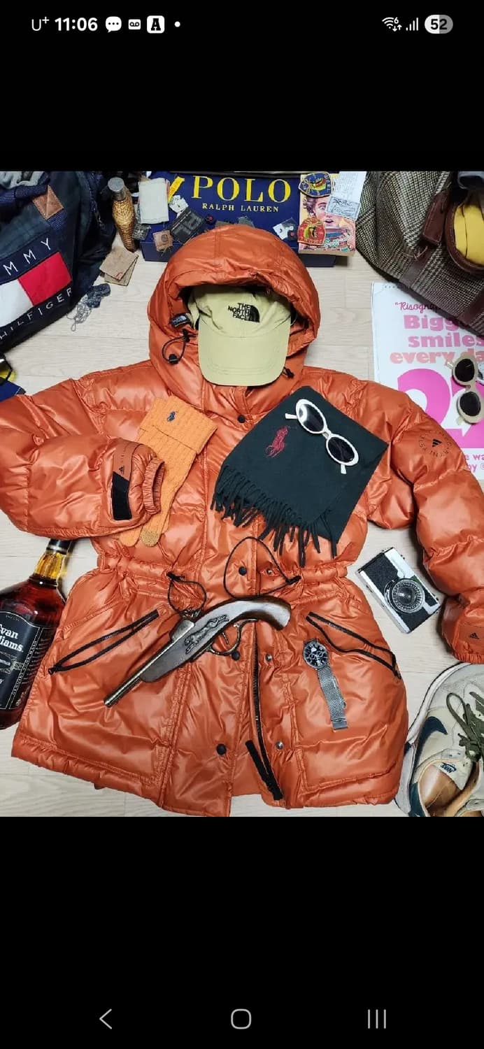 (새상품)ADIDAS .스텔라 맥 브릭 패딩 (패딩 조끼 탈착)헤비다운 상품이미지1