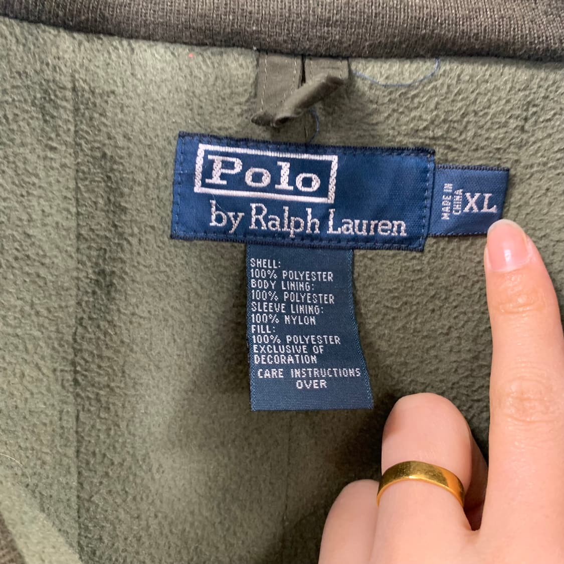 폴로 랄프로렌 카키 페리 자켓 상품이미지5