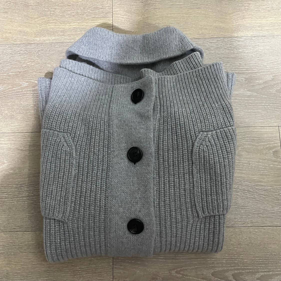 바스통 314 캐시미어 숄카라 가디건 M 상품이미지2