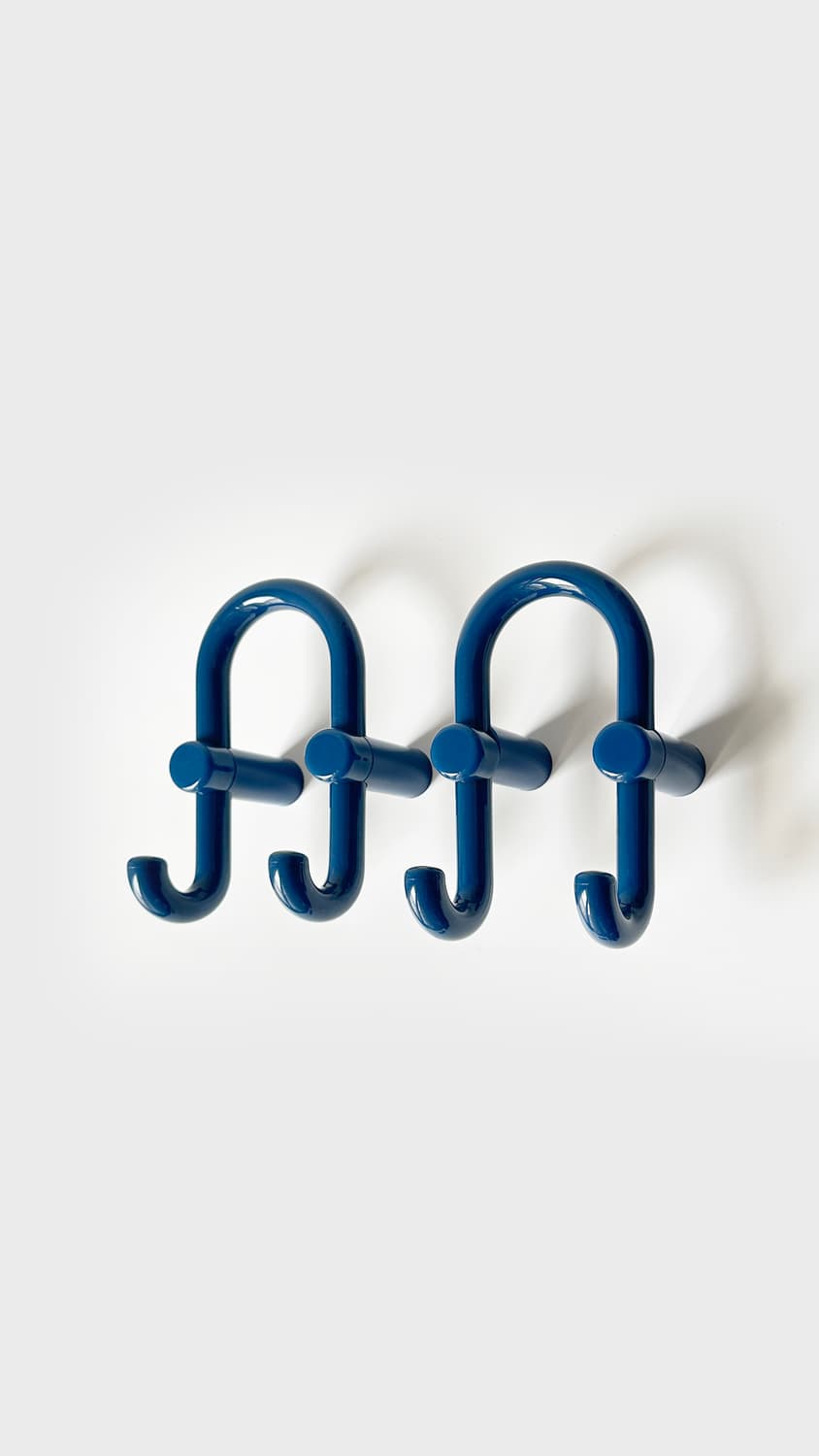HEWI double coat hook─ blue 상품이미지1