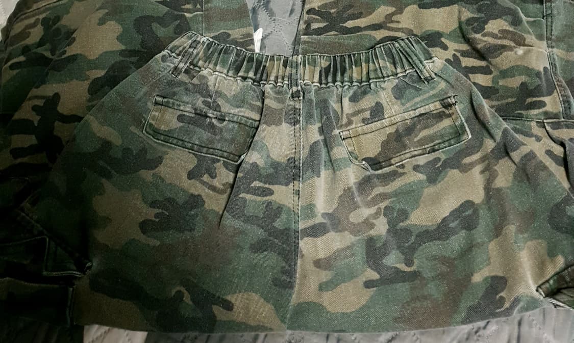 반밴딩 카모 파라슈트 카고 버뮤다 팬츠 (28~30) 상품이미지2