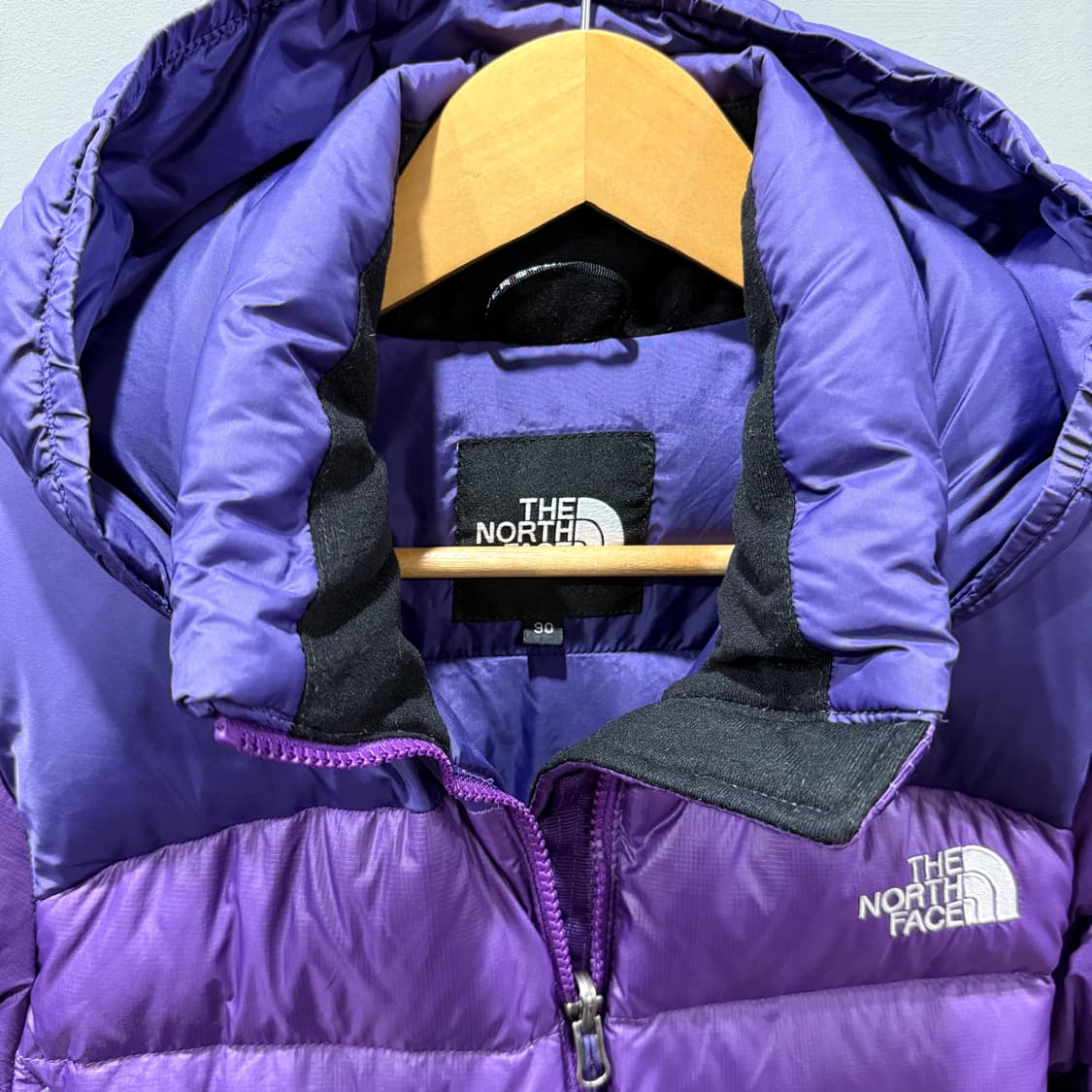 품명 - 90 W 노스페이스 700 눕시 구스 다운 패딩 점퍼 자 상품이미지5