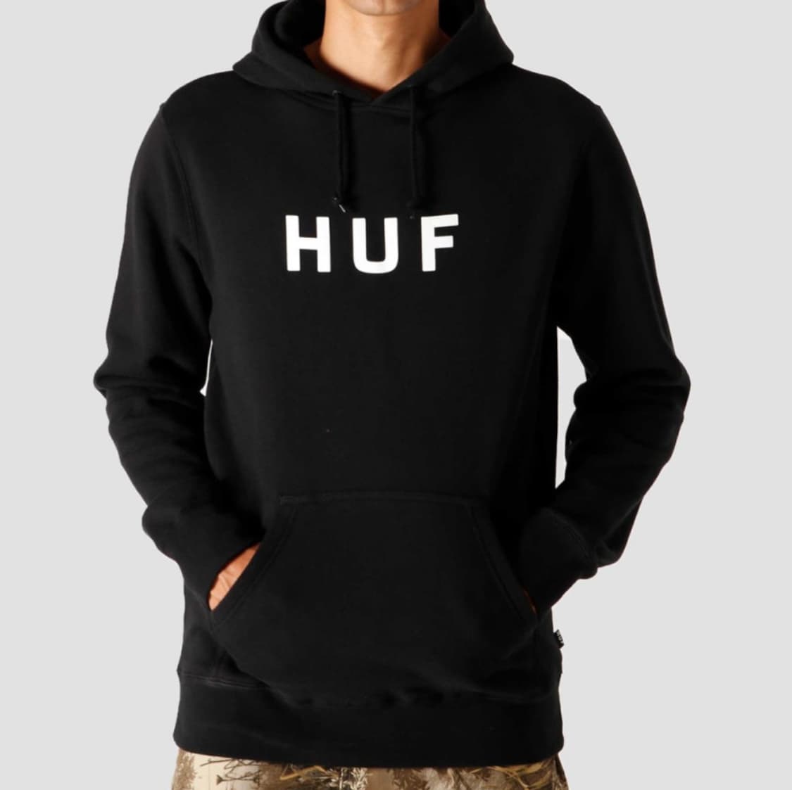 HUF 허프로고 후드티 블랙 M(100)사이즈 상품이미지1
