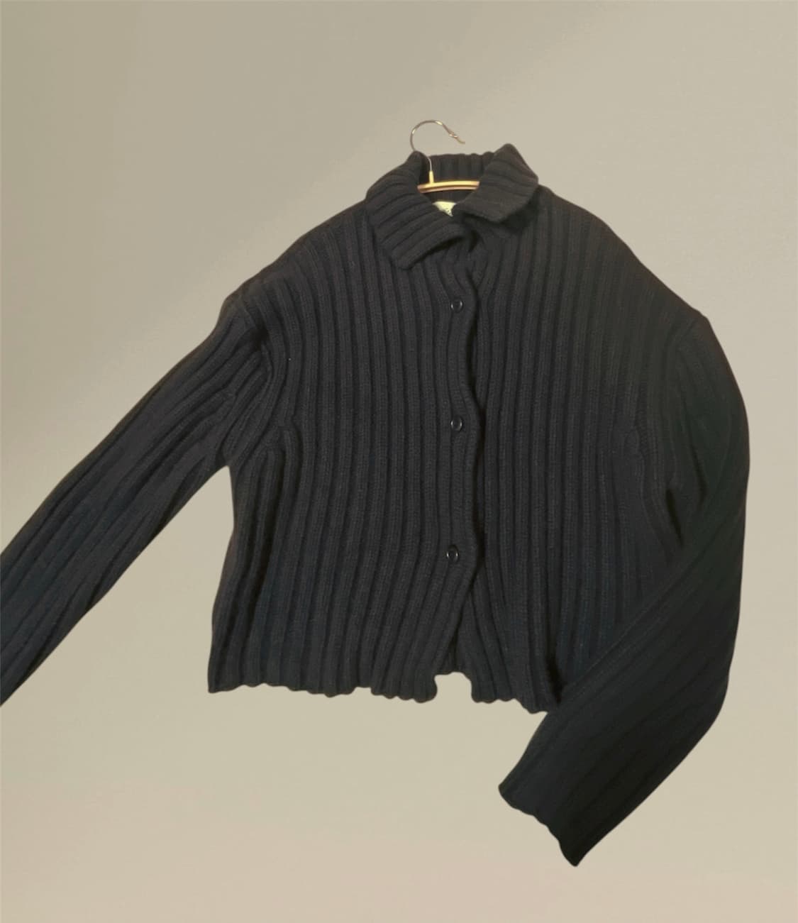 Moia 모이아 터틀넥 네이비 가디건 상품이미지3