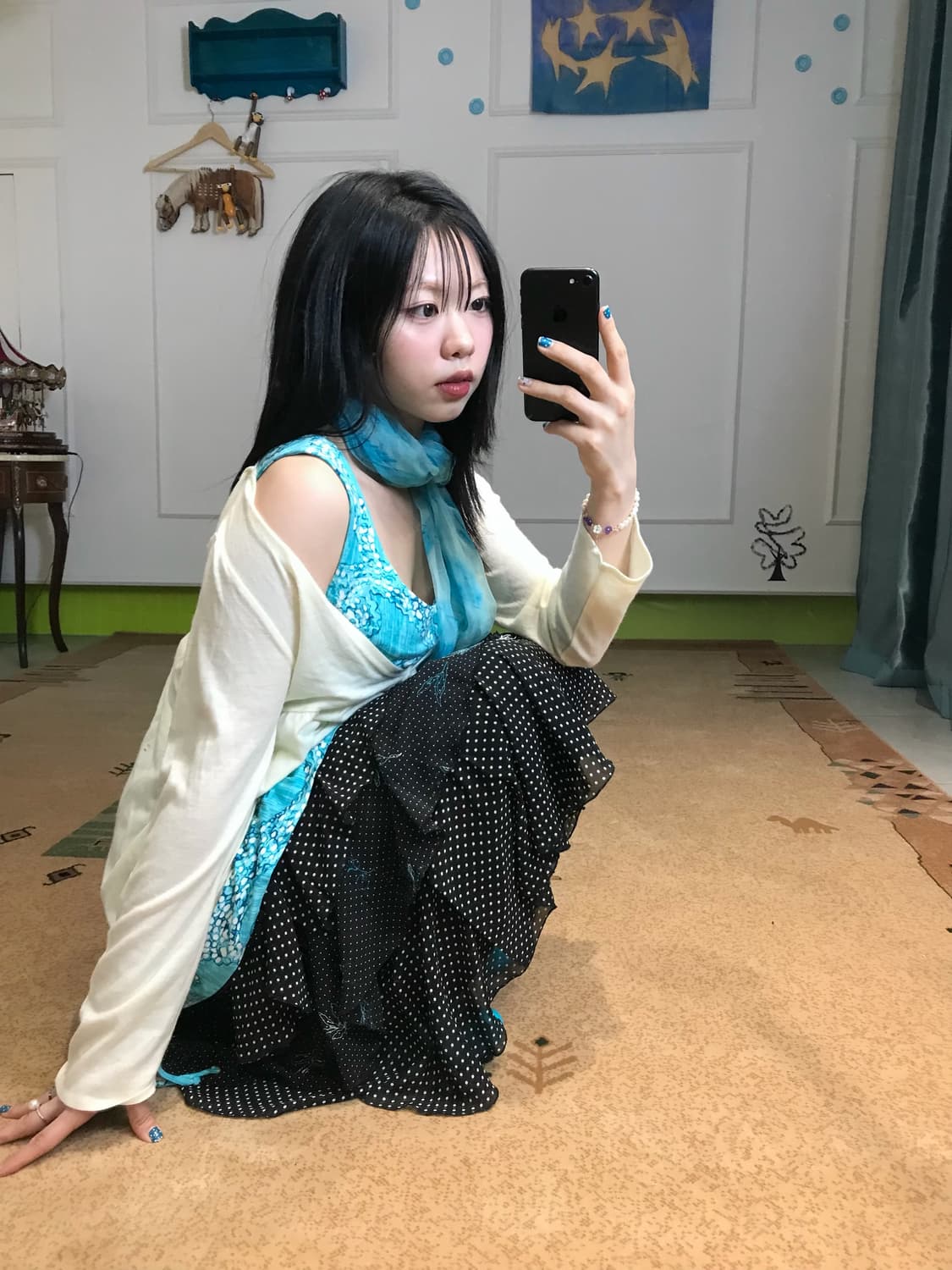 쨍-한 아쿠아 블루 코디••🎽🩵 상품이미지4