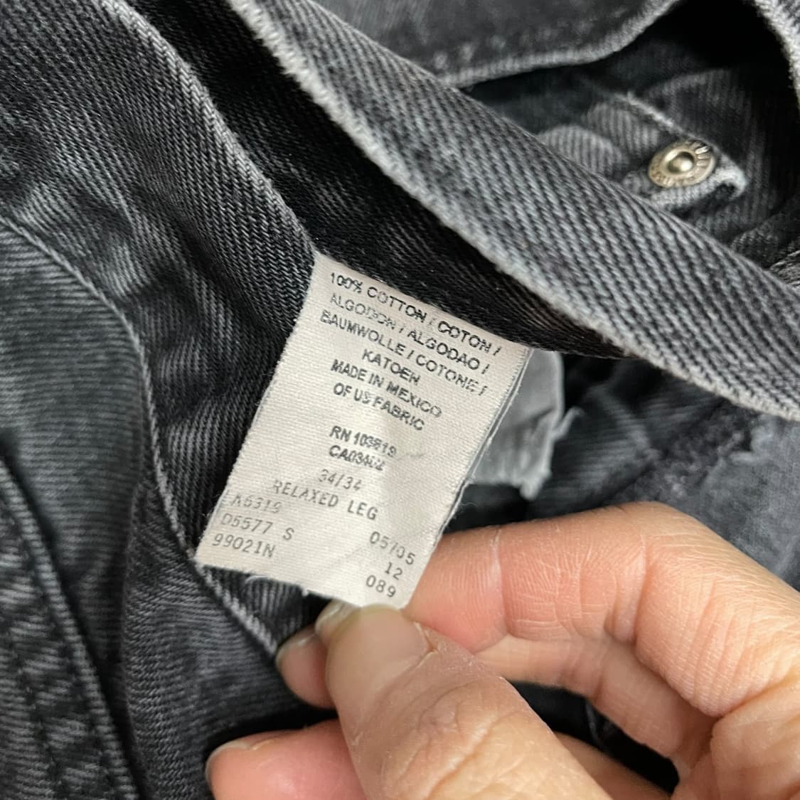 00s 할리데이비슨 흑청 컷오프진 상품이미지8