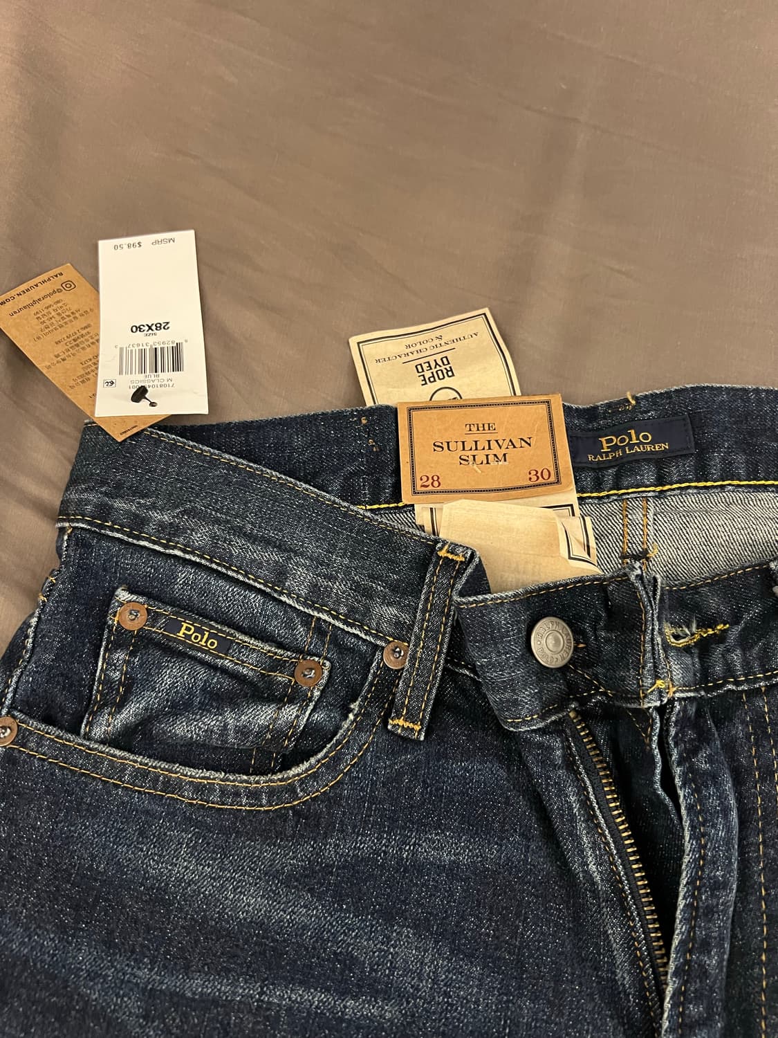 폴로 랄프로렌 데님 청바지 28 새제품 상품이미지5