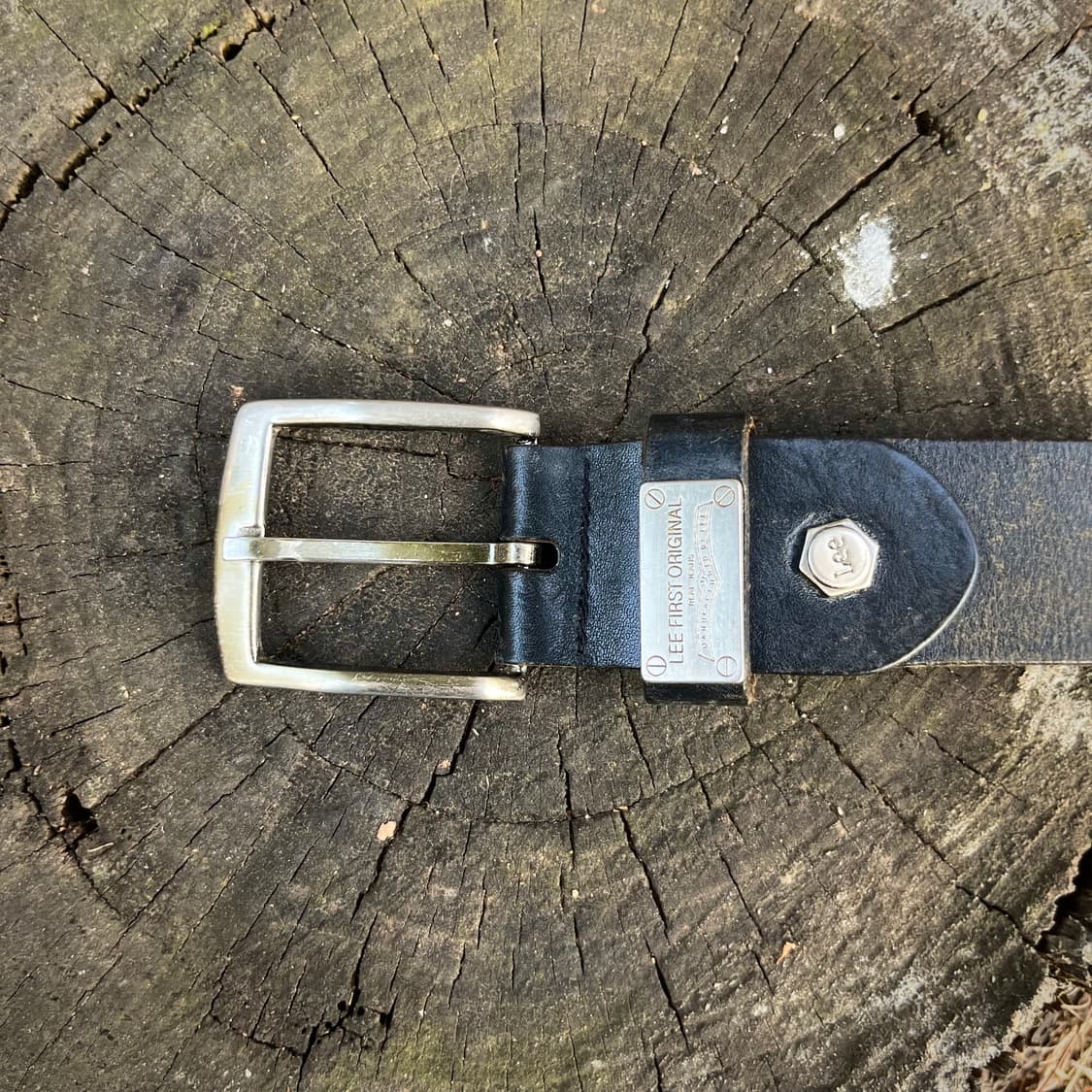 리 블랙 리얼 레더 벨트 상품이미지2