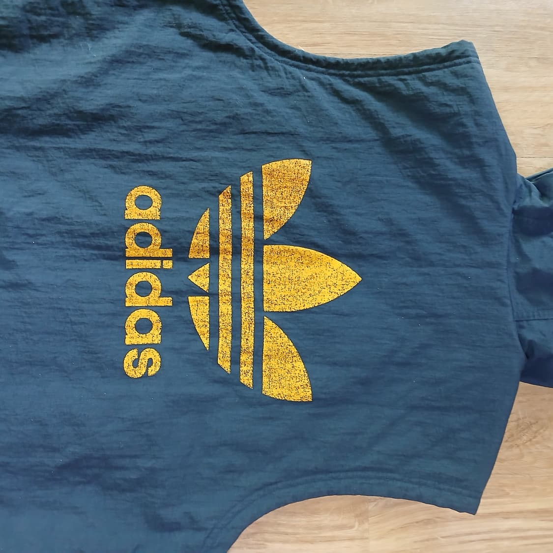 adidas 아디다스 90S 빈티지 올드스쿨 패딩 조끼 베스트 바스락 상품이미지5