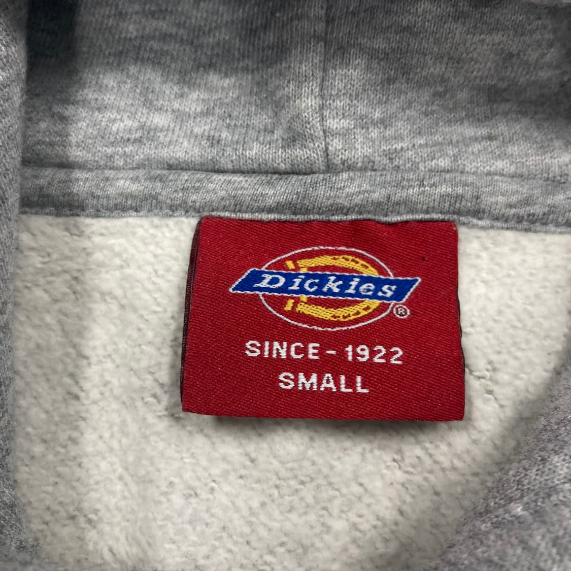 디키즈 그레이 컬러 스펠아웃 빅로고 후드티 상품이미지3