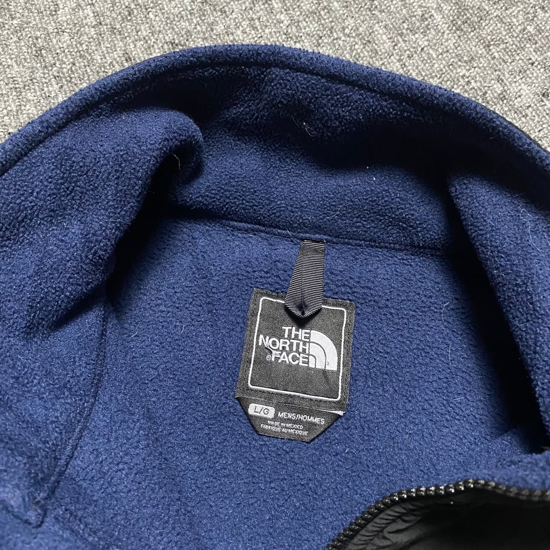 🌊 TNF Denali fleece Navy Mens L 상품이미지5