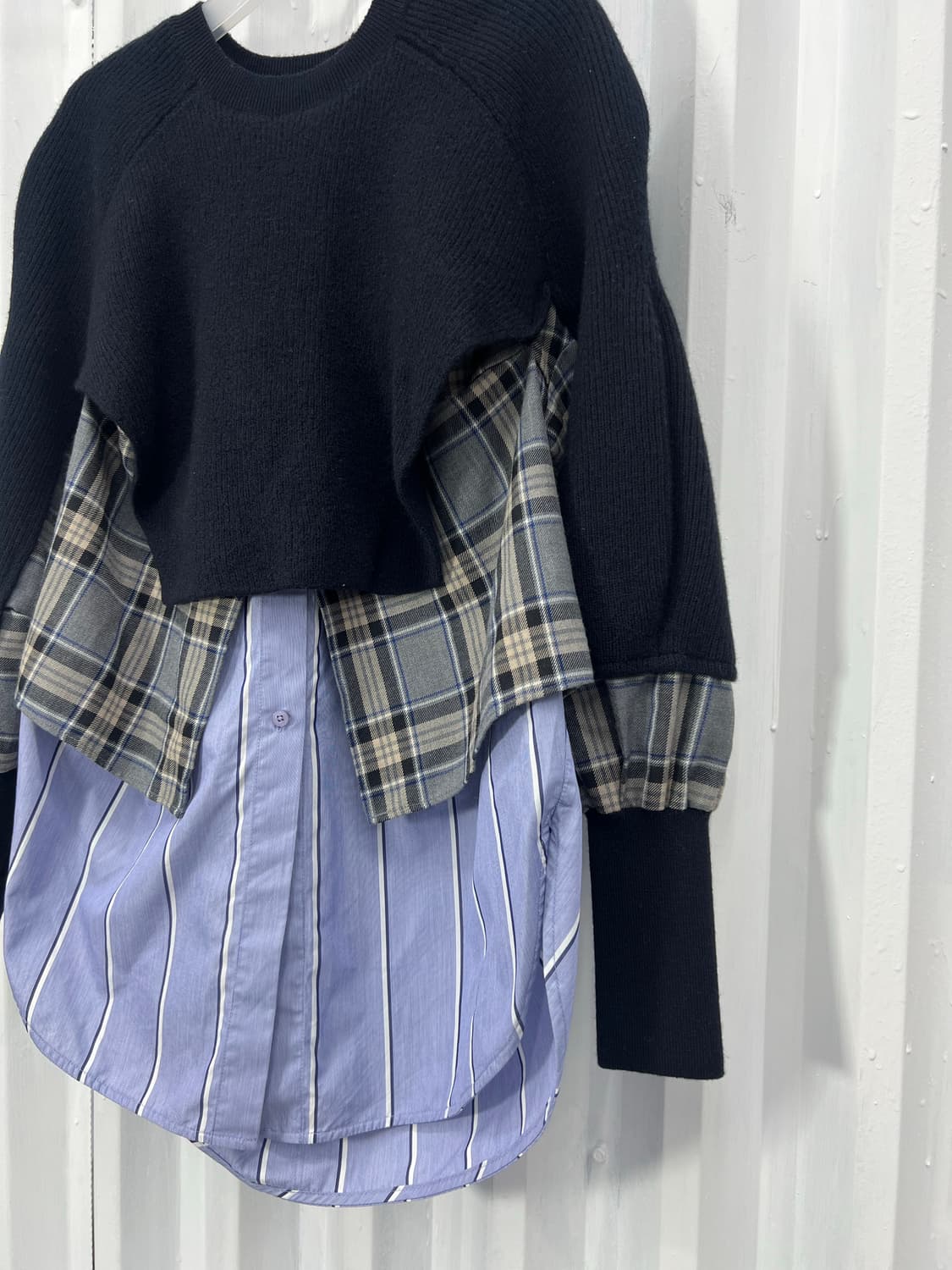 Enfold docking knit shirts 상품이미지7