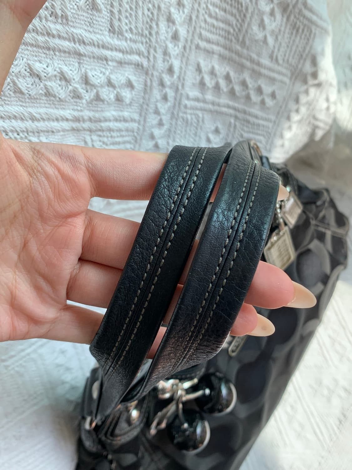 🖤 Coach 올블랙 숄더백 상품이미지5