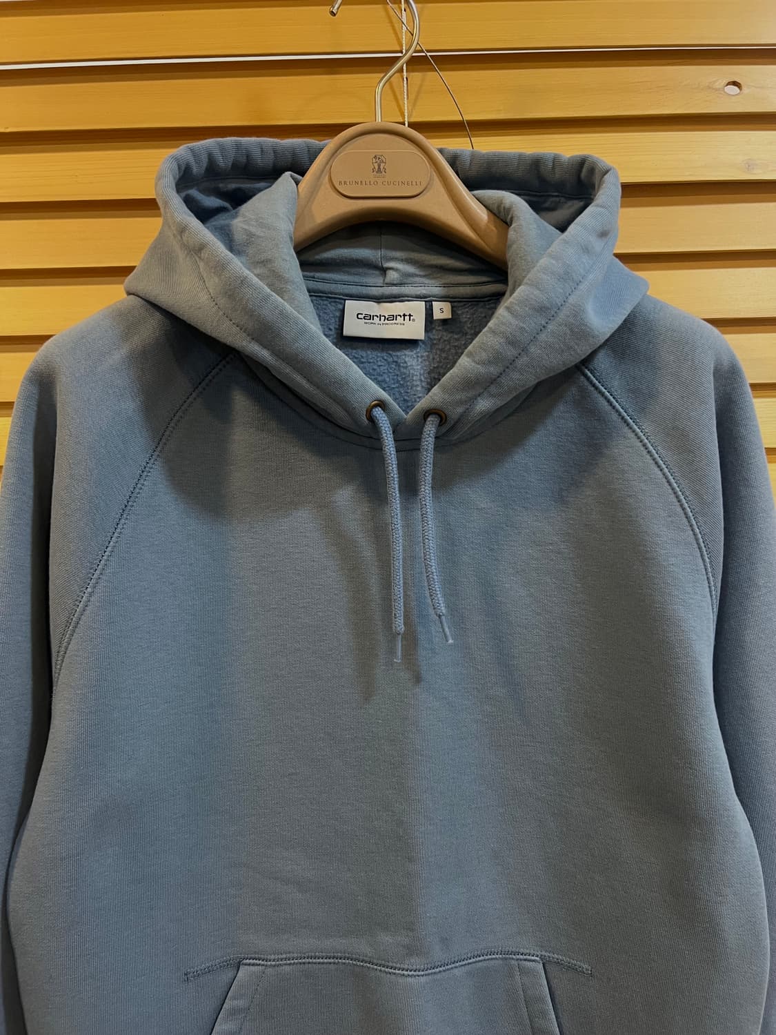 칼하트 남성 인디블루 후드티셔츠 코튼티셔츠 상품이미지1