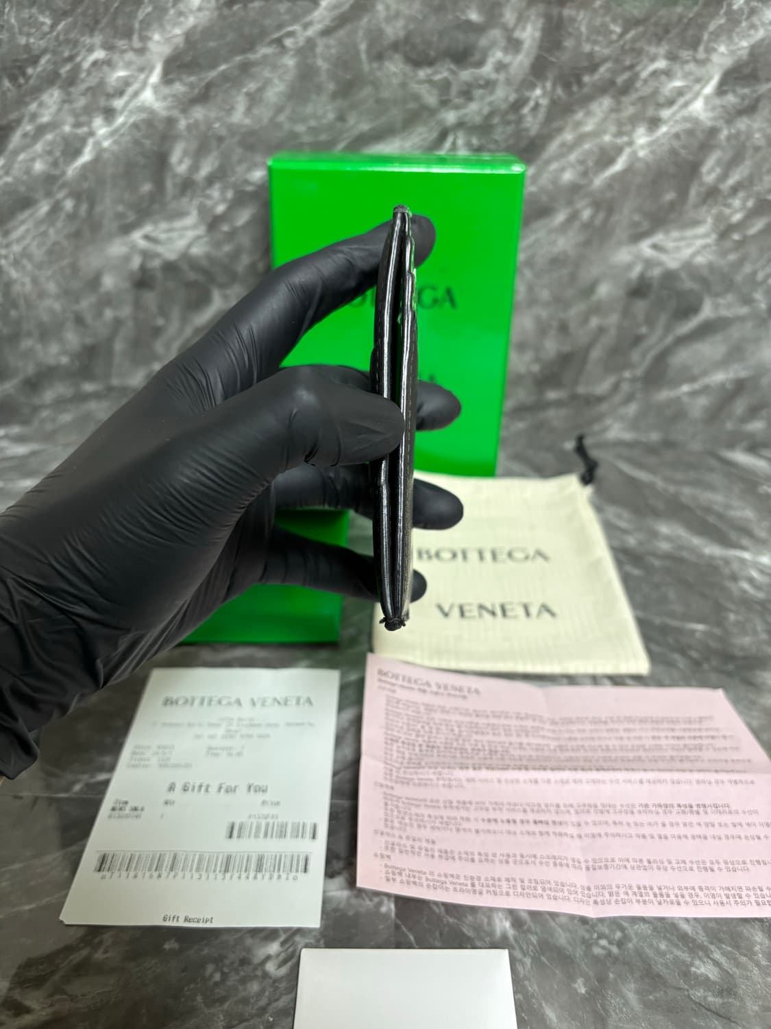 보테가베네타 카세트 투톤 카드지갑 상품이미지4