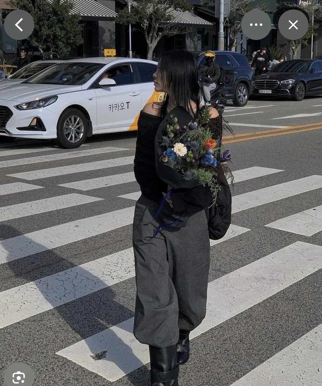 트리밍버드 리브드 오프숄더 상품이미지1